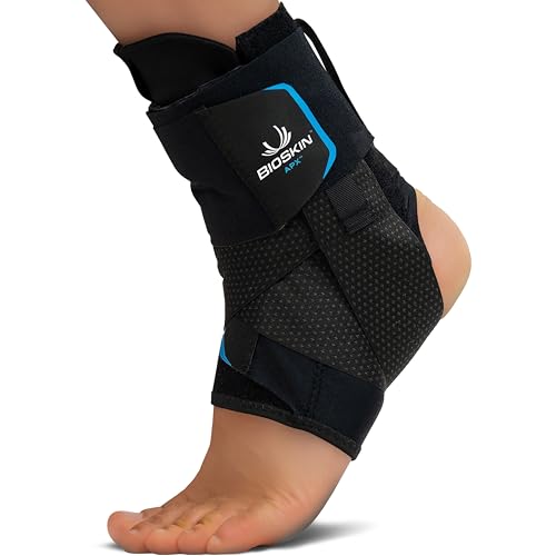 APX Sprained Ankle Brace - No Lace, Figure-8 Wrap, Adjustable Compression Ankle Support, Stabilizer for Men & Women, Sprain Prevention, Recovery, For Running, Volleyball, Pickleball, Soccer (XLarge)