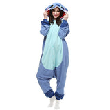 NAITOKE Adults Animal Onesie Halloween Costumes Cosplay Pajamas Lake Blue