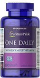 Puritan's Pride One Daily Women's Multivitamin Caplets, 100 Count