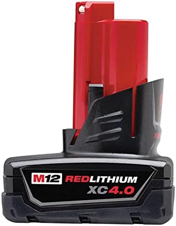 Milwaukee 48-11-2440 M12 4.0 Ah Red + 48-59-2401 M12 Battery Charger Starter Kit