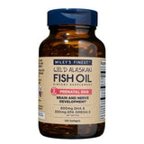 Wiley's Finest Wild Alaskan Fish Oil Prenatal DHA - 900mg EPA and DHA Omega-3s for Pregnant Women and Nursing Mothers - 120 Softgels (60 Prenatal Vitamin Servings)