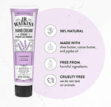 J.R. Watkins Natural Moisturizing Hand Cream, Hydrating Hand Moisturizer with Shea Butter, Cocoa Butter, and Avocado Oil, USA Made and Cruelty Free, 3.3oz, Lavender, (Pack of 4)