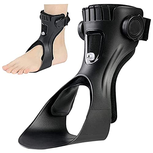 Drop Foot Brace Orthosis AFO AFOs Ankle Brace Support With Comfortable Inflatable Airbag for Hemiplegia Stroke Shoes Walking (Left foot, Medium)