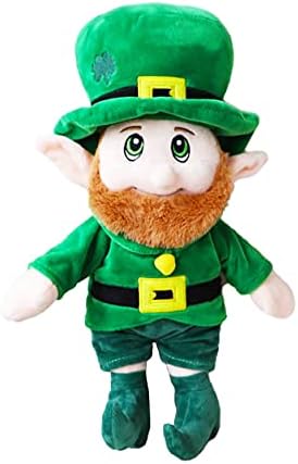 Leprechaun Plush Doll Toy for Kids, St Patricks Day Decorations, 16 Inches