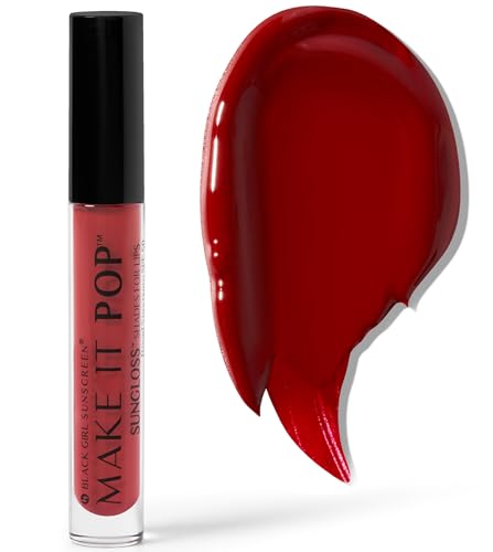 Make It Pop Sungloss - Revolutionary Sun Protection and Gloss in One - SPF 50 (Red Wine)