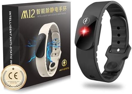 Anti Static Wrist Strap,Adjustable Silicone Anti Static Bracelet,Lightweight Anion Bracelet,Eliminate Body Static Wireless Bracelet,Anti Static Wireless Bracelet Anti Static Wrist Strap Bracelet