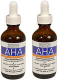 Advanced Clinicals AHA Alpha Hydroxy Acid Instant Resurfacing and Hydrating Serum 1.75 Fl Oz, 2-Pack