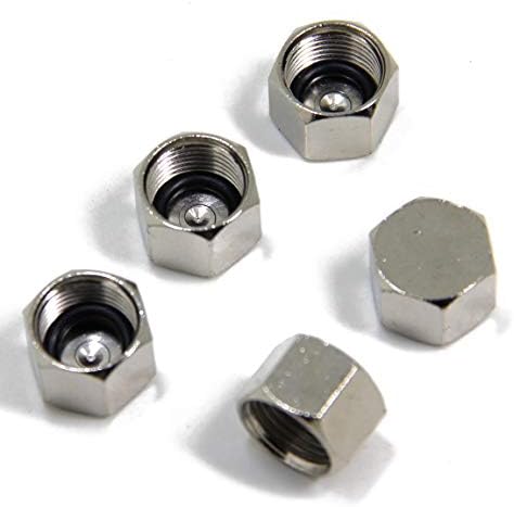 Ancable 5-Pack F Type Weather Caps Outside Waterproof Dustproof Cover for Antenna Amplifier Booster Splitter F Female Conectors