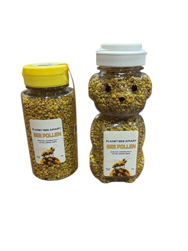 Bee Pollen Granules, Fresh Raw Bee Pollen, 100% Pure, Health Superfood Supplement. Packaging may vary.