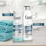 Curel Itch Defense Body Lotion and Body Wash Set, Pair Together to Help Dry Itchy Skin, Lotion with Advanced Ceramides, Wash with Hydrating Jojoba and Olive Oil, 20 fl oz and 10 oz (Set of 2)