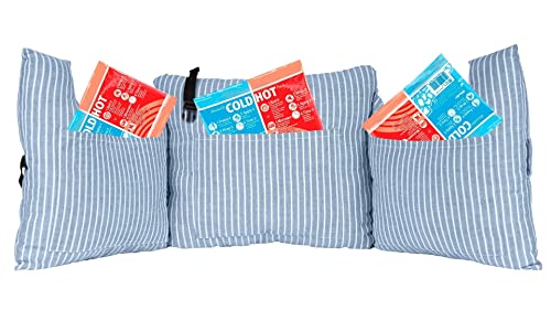 MOYOAMA Post Mastectomy Pillow - Recovery After Breast Cancer Surgery, Breast Augmentation - Lightweight Post Surgery Pillow with 4 Built-in Pockets to Support Healing - Breast Cancer Gifts for Women