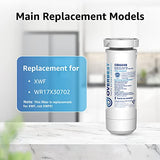 Overbest XWF Replacement for GE® XWF Refrigerator Water Filter, 3 Pack (Not XWFE)