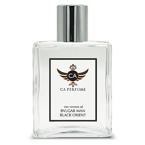 CA Perfume Impression of Bvlgr Man Black Orient For Men Replica Fragrance Dupes Eau de Parfum Spray Bottle 3.4 Fl Oz/100ml-X1