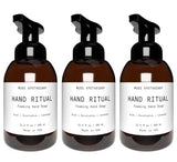 Muse Bath Apothecary Hand Ritual - Aromatic and Nourishing Foaming Hand Soap, Infused with Natural Aromatherapy Essential Oils - USDA Certified Biobased - 11.5 oz, Aloe + Eucalyptus + Lavender, 3 Pack