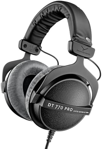 beyerdynamic DT 770 Pro 32 Ohm Studio Headphone, Grey (DT 770 Pro 32 Ohm Grey)