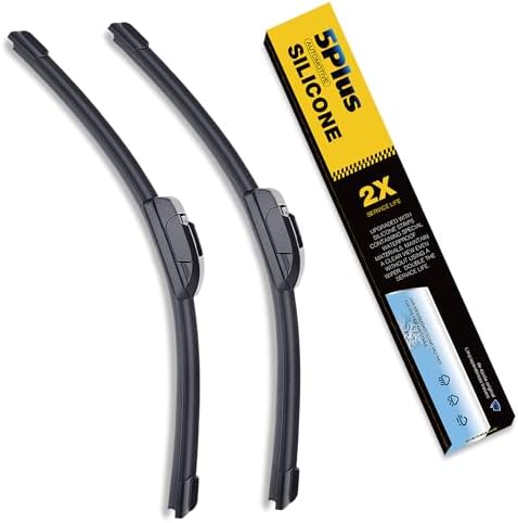 5 PLUS® Silicone Wiper Blades 22 inch wiper blades 2 pack Replacement For Ford F Series 2023-2012 Expedition 22-08,Chevy Silverado GMC Sierra Series 2023-2019 2006-1999 Windshield Wiper Blades
