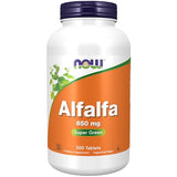 NOW Supplements, Alfalfa 650 mg source of Vitamin K, Green Superfoods, 500 Tablets