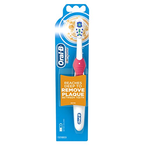 Oral-B Complete Action Deep Clean Battery Power Toothbrush to Remove Plaque between Teeth, Pack of 3