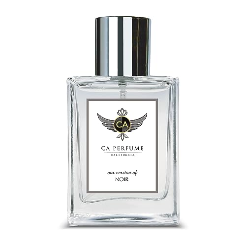 CA Perfume Impression of Le L Noir For Men Replica Fragrance Dupes Eau de Parfum Spray Bottle 1.7 Fl Oz/50ml-X1