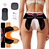 Smart Hip Glute Trainer for Butt, Glute Toning Device, EMS Wireless ABS Muscle Stimulator, Buttock Growth Massager Workout Machine for Women