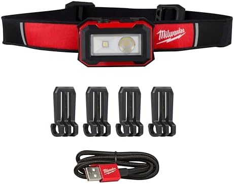 Milwaukee Rechargeable Magnetic Task Light, LED, 2 Foot Heavy Duty Cable, 0.51 lbs