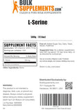 BULKSUPPLEMENTS.COM L-Serine Powder - Serine Supplement - L-Serine 2000mg - Serine Powder - Serine Amino Acids - Gluten Free Supplement - 2000mg per Serving, 250 Servings (500 Grams - 1.1 lbs)