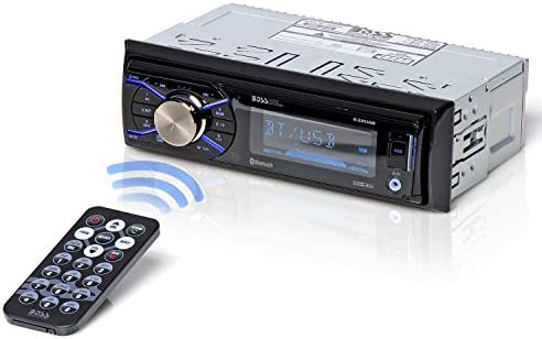 BOSS Audio Systems 632UAB Car Stereo - Single Din, Bluetooth, No CD DVD Player, AM/FM Radio Receiver, Wireless Remote Control, Aux in, USB