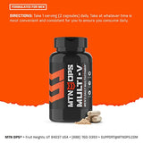 MTN OPS Multi-V Daily Multivitamin Supplements for Men - 30 Servings, Men's Capsules