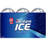 Dentyne Ice Peppermint Sugar Free Gum, 6 Bottles of 60 Pieces (360 Total Pieces)