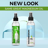 Pure Magnesium Oil Spray 8oz - Topical Magnesium Spray Extra Strength - 100% Organic Magnesium Oil - Magnesium Spray for Feet - Magnesium Body Spray - Made in USA