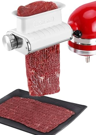 Meat Tenderizer Attachment for KitchenAid, Tenderizer Machine for Kitchen aid & Cuisinart SM50 Stand Mixers, Meat Tenderizer Tool, All Parts Dishwasher Safe
