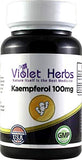 Kaempferol 100mg 60 Count Bottle,Capsule,Kaempferia Galangal, Rice Flour, Magnesium Sterate, Gelatin Capsule