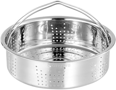 Steamer Basket for Instant Pot Pressure Cookers Pots Accessories Steamer Basket with Egg Steamer Rack Steamer Divider (Steamer Basket)