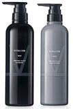 VITALISM Scalp Care Shampoo & Conditioner Set for Men (Men's), 16.9 fl oz (500 ml), Large Capacity, Pump Type (Renewal Version)