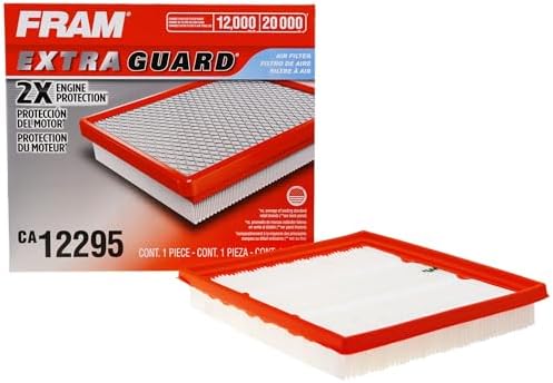 FRAM Extra Guard Flexible Panel Engine Air Filter Replacement, Easy Install w/Advanced Engine Protection and Optimal Performance, CA12295 for Select Subaru Vehicles