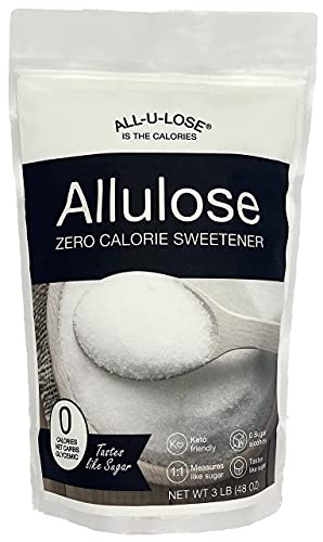 ALLULOSE - Natural Sweetener, Sugar Substitute, Crystalline Allulose,