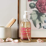 Compagnie de Provence Savon de Marseille Extra Pure Liquid Soap - Wild Rose - 16.7 Fl Oz Glass Pump Bottle