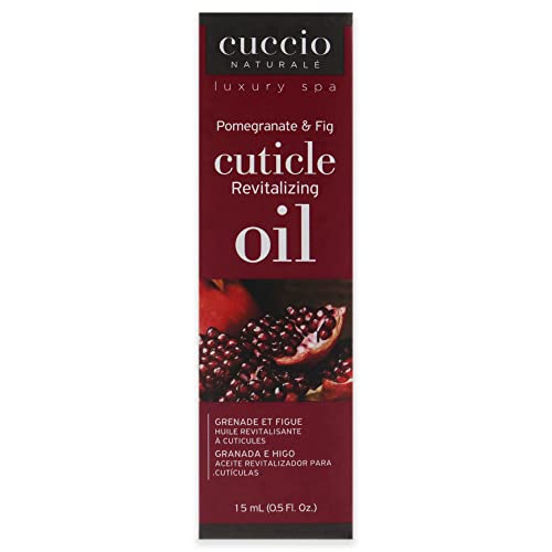 Cuccio Naturale Revitalizing Cuticle Oil - Hydrating Oil For Repaired Cuticles Overnight - Remedy For Damaged Skin And Thin Nails - Paraben Free, Cruelty-Free Formula - Pomegranate And Fig (Pack of 2)