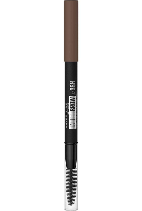 MAYBELLINE New York Tattoo Brow Semi Permanent 36Hr Eyebrow Pencil Longlasting Thicker Fuller Eyebrows Medium Brown 05