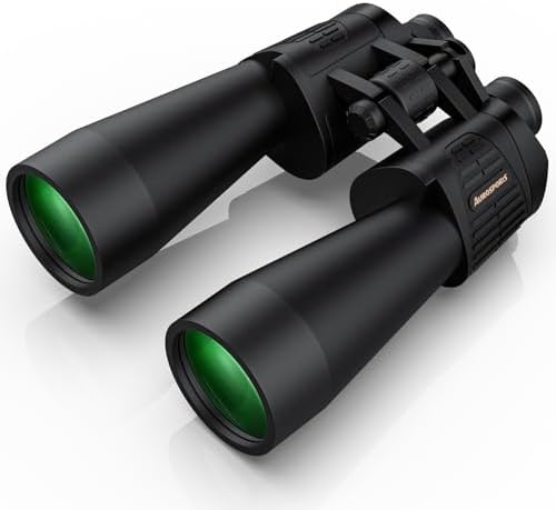 Binoculars for Adults High Powered - 20x70 HD Bird Watching Binoculars with Long Range - Clear Low Light Binoculars with High Magnification for Travel Hiking Sports Hunting Cruise Stargazing Wildlife