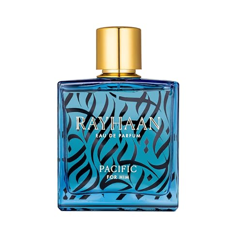 RAYHAAN Pacific for Men Eau de Parfum Spray, 3.4 Ounce