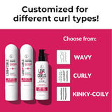 LUS (Love Ur Self) 3-Step System Shampoo and Conditioner Set with All-in-One Styler for Kinky-Coily Hair Nongreasy & Moisturizing - 8.5oz each