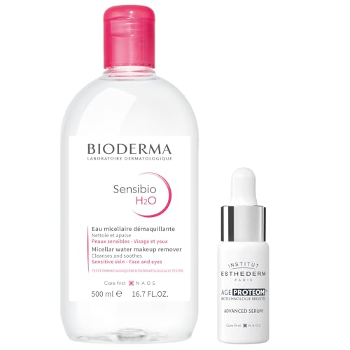 Bioderma - Sensibio - H2O Micellar Water - Makeup Remover Cleanser - Face Cleanser for Sensitive Skin