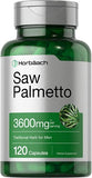 HORBAACH Saw Palmetto Extract | 900mg | 250 Capsules | Non-GMO, Gluten Free