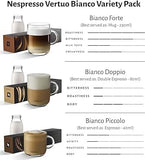 Vertuo Line Pack of 3 sleeves: Bianco Forte, Bianco Doppio, Bianco Piccolo, 30 Coffee Capsules