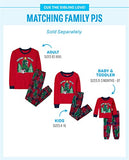 The Children's Place baby girls Family Matching Christmas Holiday Sets, Snug Fit 100% Cotton, Adult, Big Kid, Toddler, Pajama Set, Tree Rex, 4T US