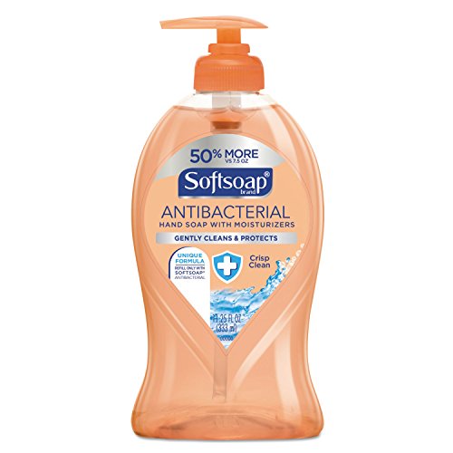 Softsoap Antibacterial Liquid Hand Soap, Crisp Clean Scent Hand Soap, 11.25 Ounce, 6 Pack