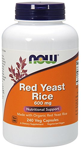 NOW Foods Red Yeast Rice 600 mg, 240 Count (Pack of 1)
