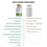 Curcumin Supplement – 500mg – 60 Vegan Capsules with Ginger Extract