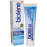 Biotene Fluoride Toothpaste Gentle Formula Fresh Mint, 4.3 Ounce (Pack of 2)